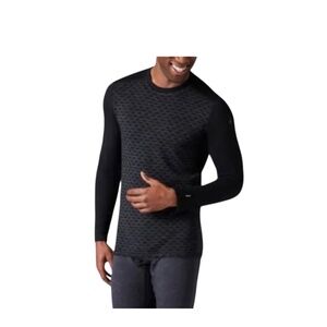 SMARTWOOL MERINO 250 BASE LAYER TOP PATTERN CREW THERMAL WOOL ATHLETIC MEN XL